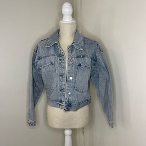 Fashion Nova light jean jacket size small